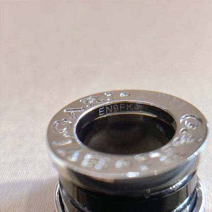 [Star Jewelry]ZERO 1 BLACK CERAMIC SILVER NECKLACE