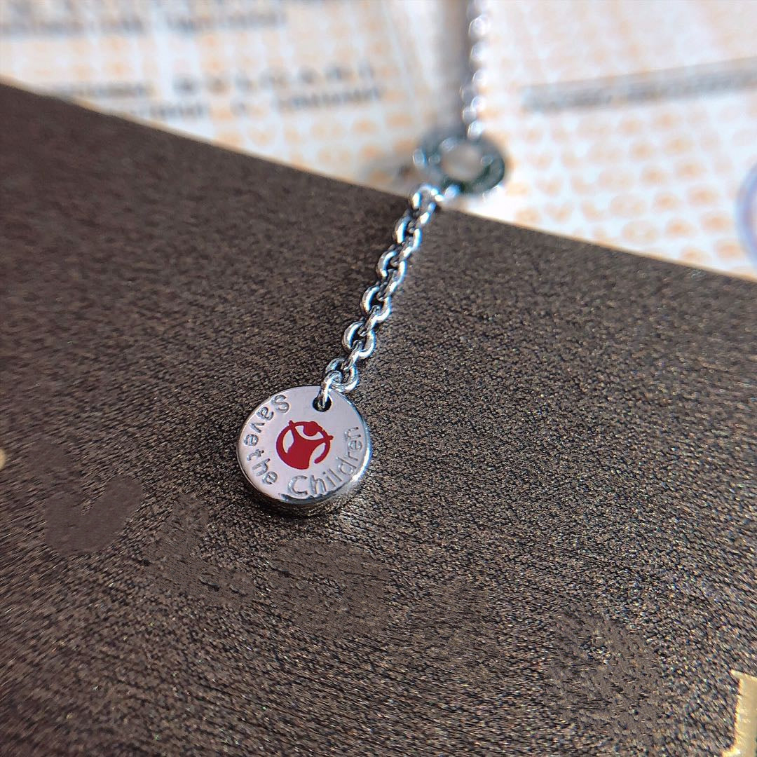 [Star Jewelry]ZERO 1 BLACK CERAMIC SILVER NECKLACE