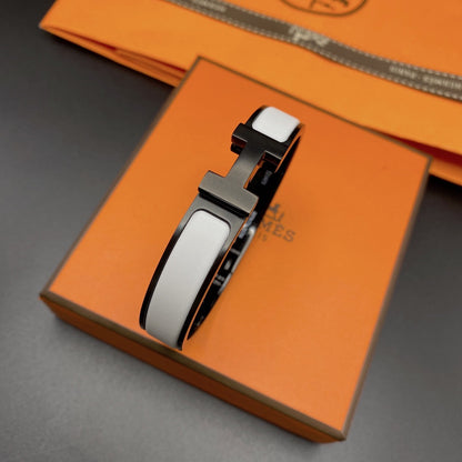 [Star Jewelry]H BRACELET 12MM BLACK WHITE CERAMIC