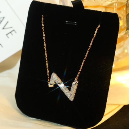 [Star Jewelry]VOLT SILVER DIAMOND PEDANT NECKLACE