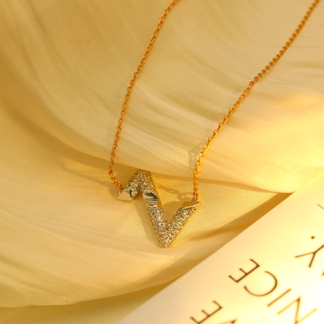 [Star Jewelry]VOLT SILVER DIAMOND PEDANT NECKLACE