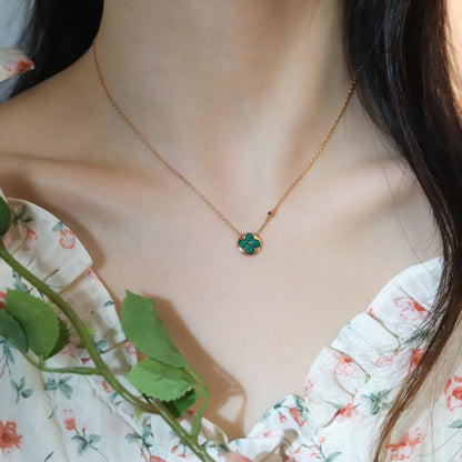 [Star Jewelry]SUN PEDANT PINK GOLD 1 DIAMOND NECKLACE