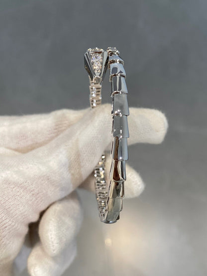 [Star Jewelry]SERPENTI BRACELET DIAMONDS SILVER