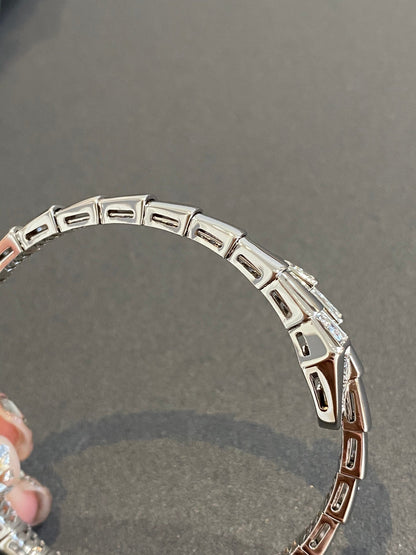 [Star Jewelry]SERPENTI BRACELET DIAMONDS SILVER