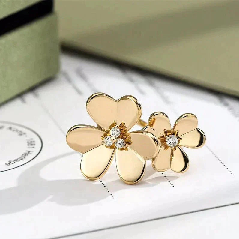 [Star Jewelry]CLOVER COMOS GOLD DIAMOND RING