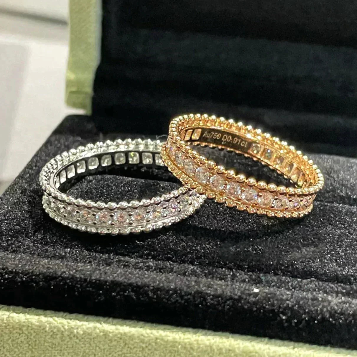 [Star Jewelry]PERLEE DIAMOND ROSE GOLD RING