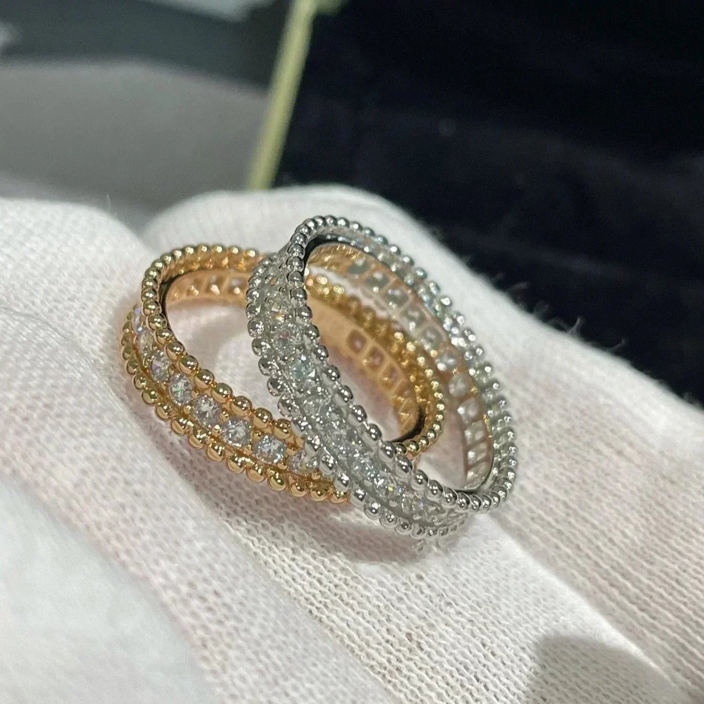 [Star Jewelry]PERLEE DIAMOND ROSE GOLD RING