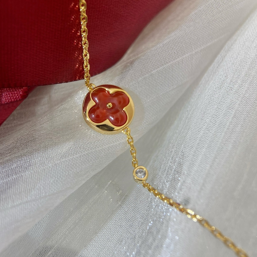 [Star Jewelry]SUN PEDANT CARNELIAN BRACELET