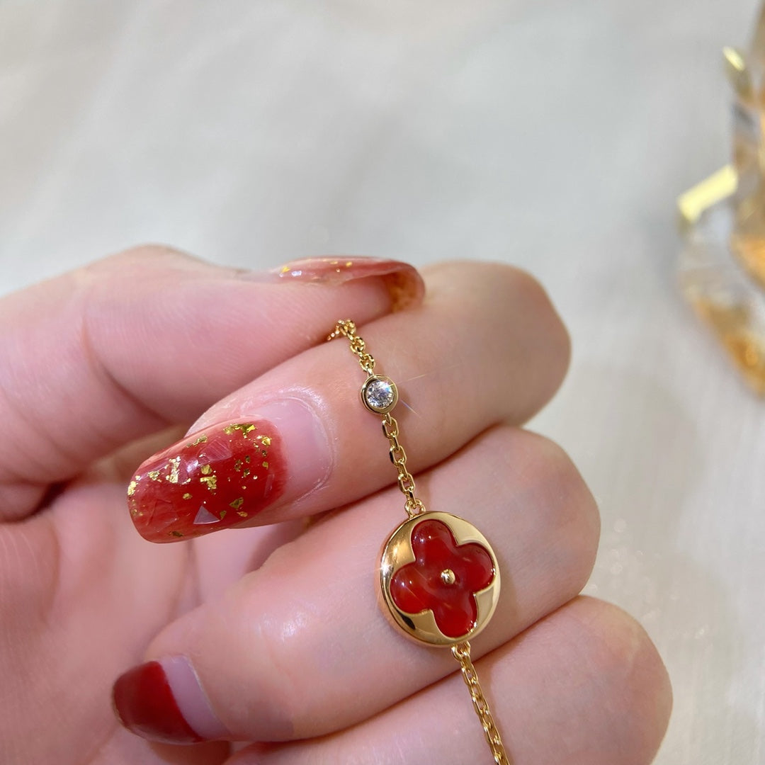 [Star Jewelry]SUN PEDANT CARNELIAN BRACELET