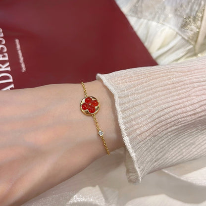 [Star Jewelry]SUN PEDANT CARNELIAN BRACELET