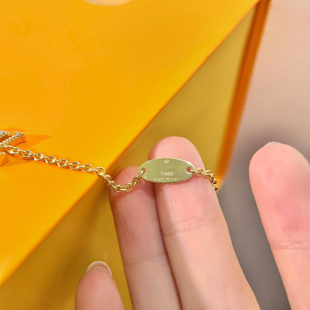 [Star Jewelry]LOGO STAR MOTIF GOLD BRACELET