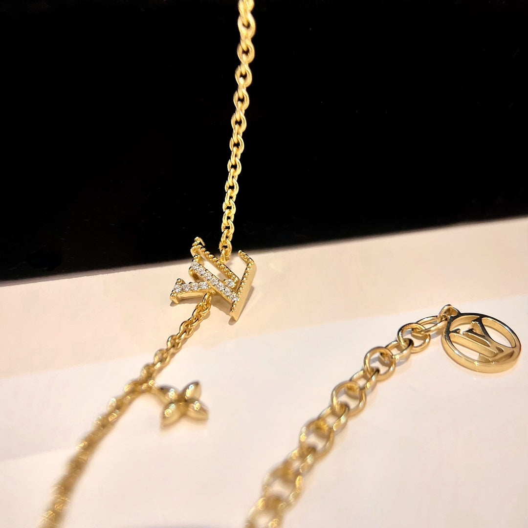 [Star Jewelry]LOGO STAR MOTIF GOLD BRACELET
