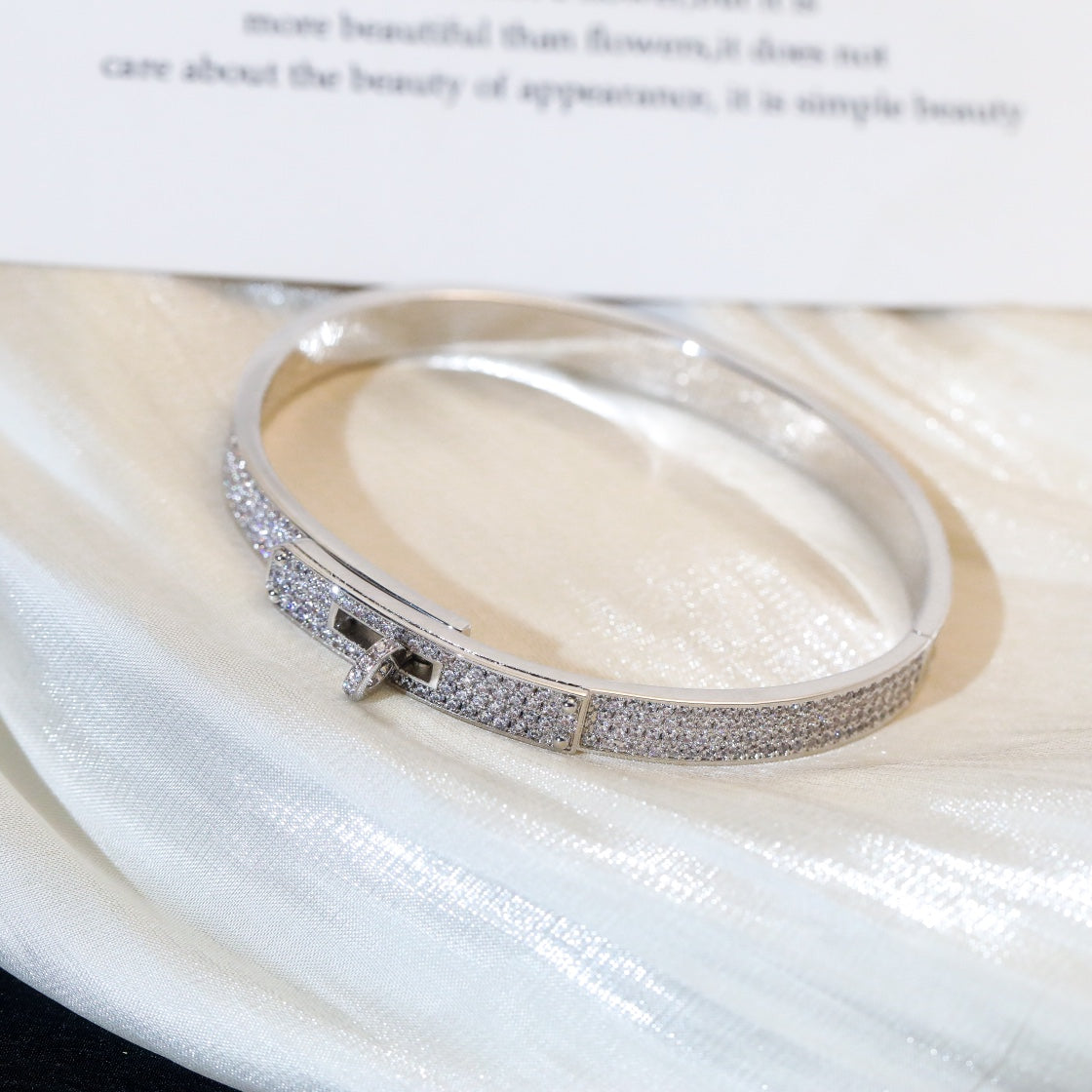 [Star Jewelry]KELLY BRACELET DIAMOND PAVED