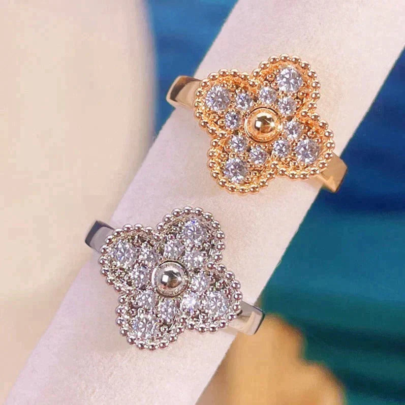 [Star Jewelry]CLOVER DIAMOND RING
