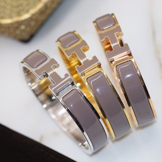 [Star Jewelry]H BRACELET 12MM BROWN