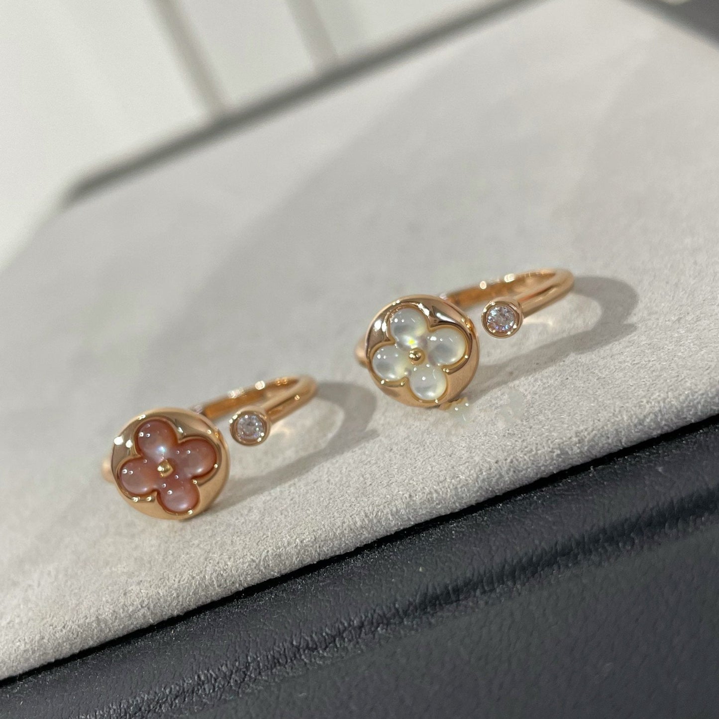 [Star Jewelry]SUN 1 DIAMOND PINK MOP RING
