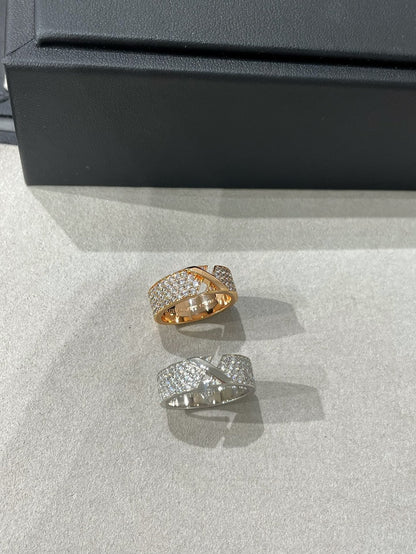 [Star Jewelry]LIENS EVIDENCE  DIAMOND PAVED RING