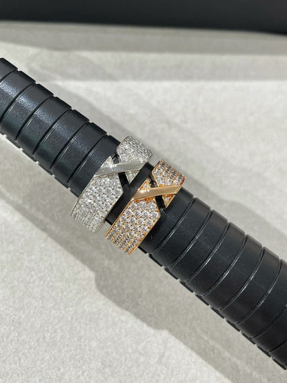 [Star Jewelry]LIENS EVIDENCE  DIAMOND PAVED RING