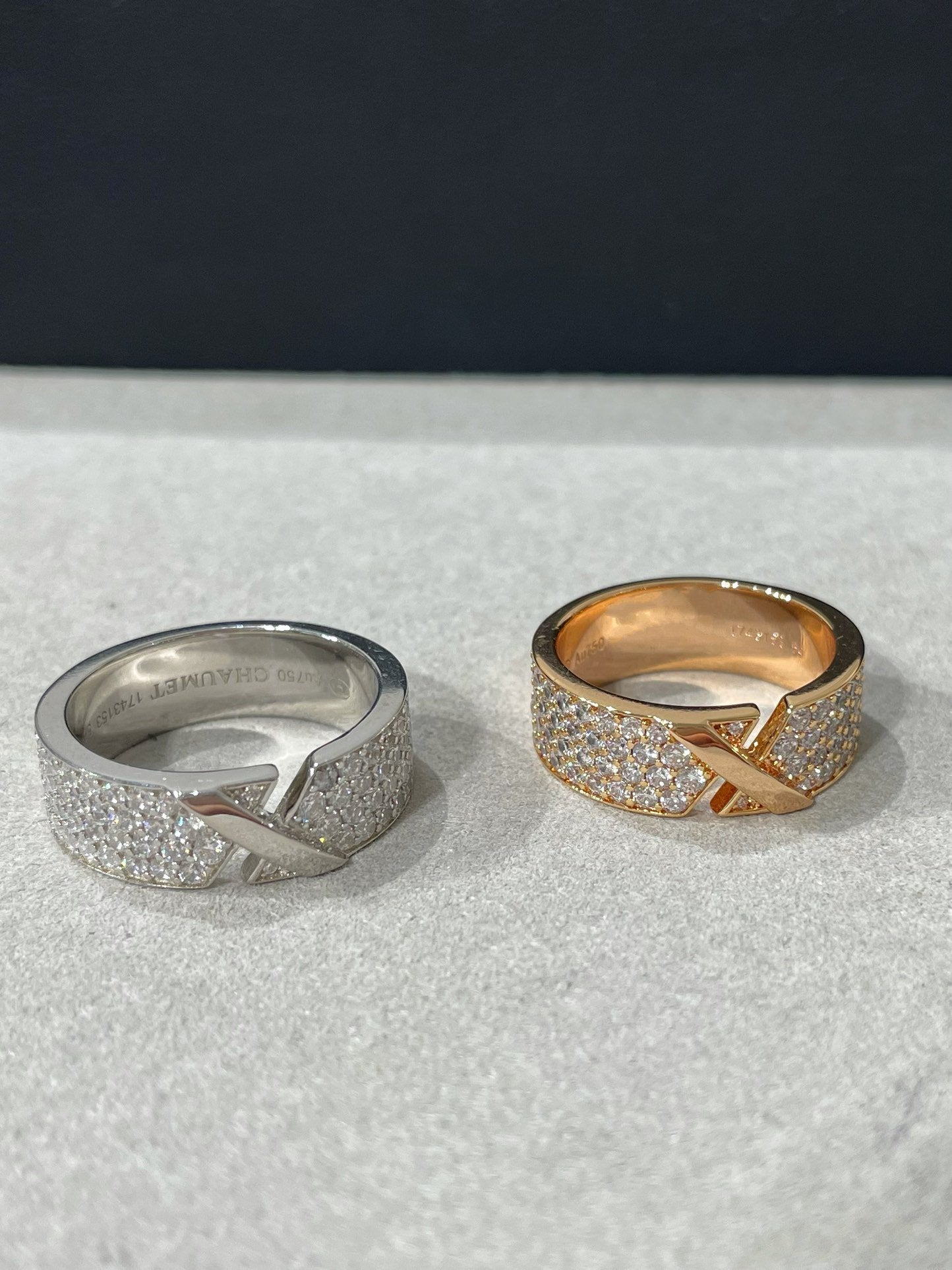 [Star Jewelry]LIENS EVIDENCE  DIAMOND PAVED RING