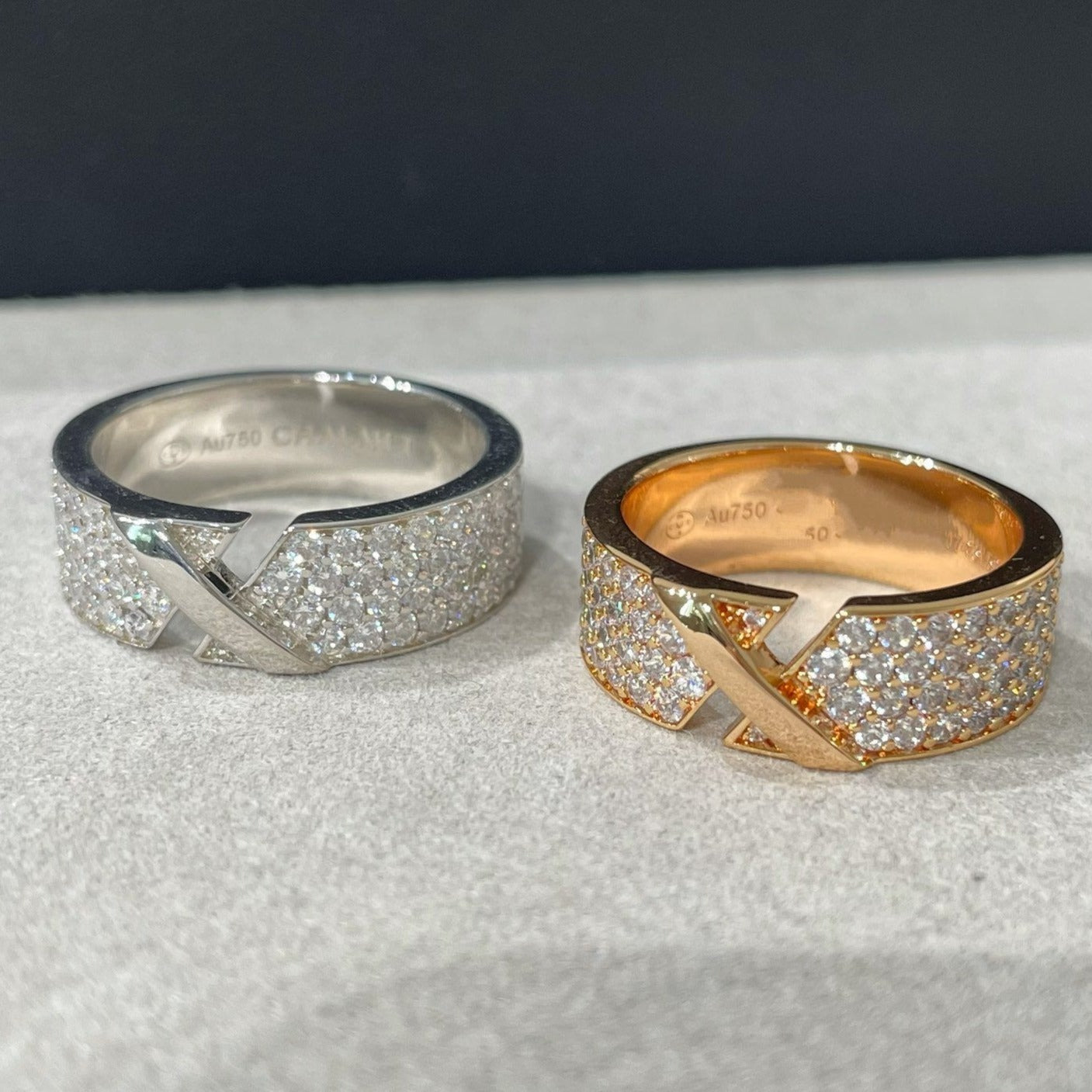 [Star Jewelry]LIENS EVIDENCE  DIAMOND PAVED RING