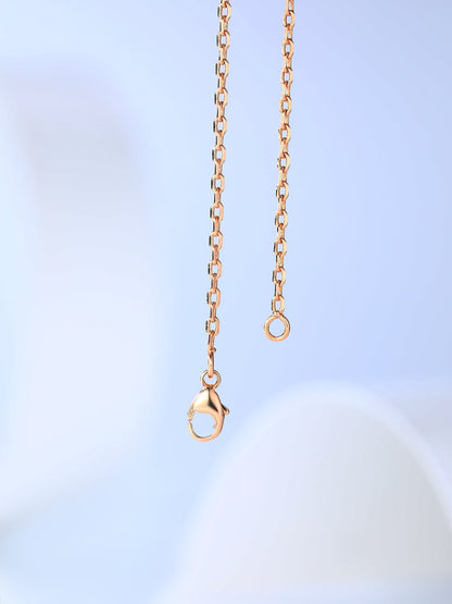 [Star Jewelry]H CAGE PINK GOLD NECKLACE