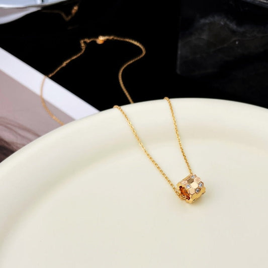 [Star Jewelry]BEE MINI PEDANT DIAMOND NECKLACE