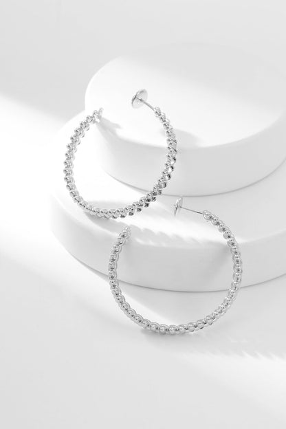[Star Jewelry]CLASH HOOP EARRINGS
