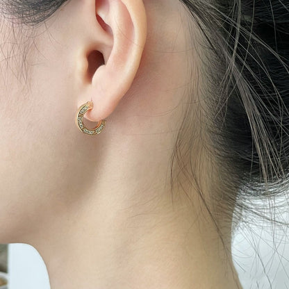 [Star Jewelry]LOVE DIAMOND EARRINGS