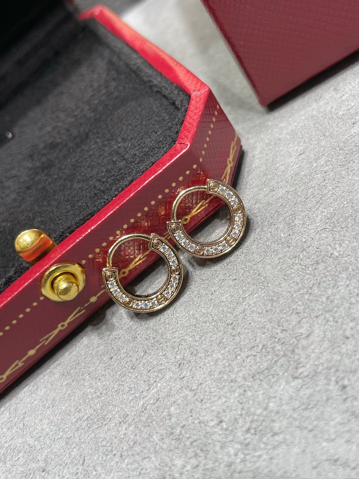 [Star Jewelry]LOVE DIAMOND EARRINGS