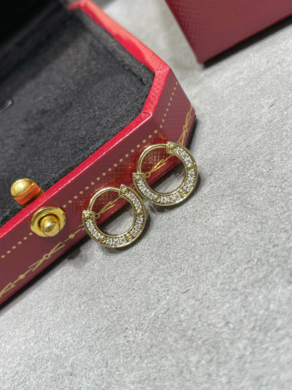 [Star Jewelry]LOVE DIAMOND EARRINGS