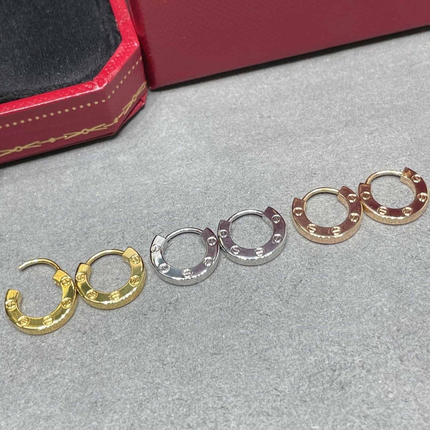 [Star Jewelry]LOVE MINI EARRINGS