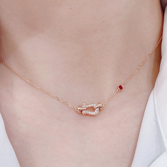 [Star Jewelry]FORCE 10 DIAMOND PINK GOLD NECKLACE