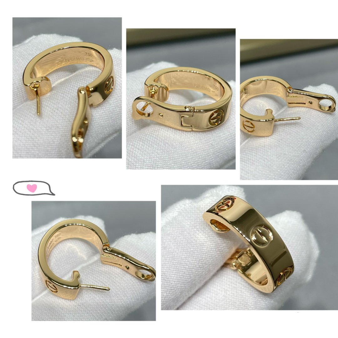 [Star Jewelry]LOVE 5.5MM EARRINGS