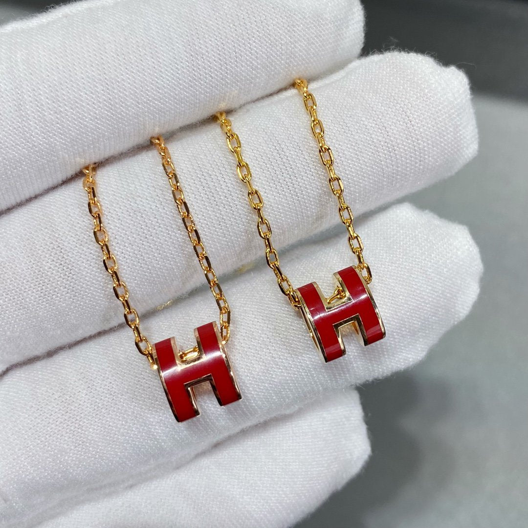 [Star Jewelry]MINI POP H NECKLACE