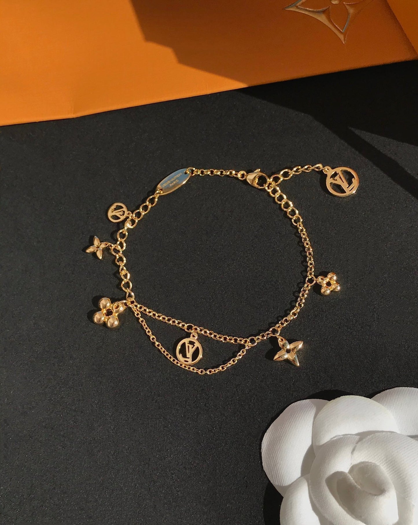 [Star Jewelry]BLOOMING PINK GOLD MOP BRACELET