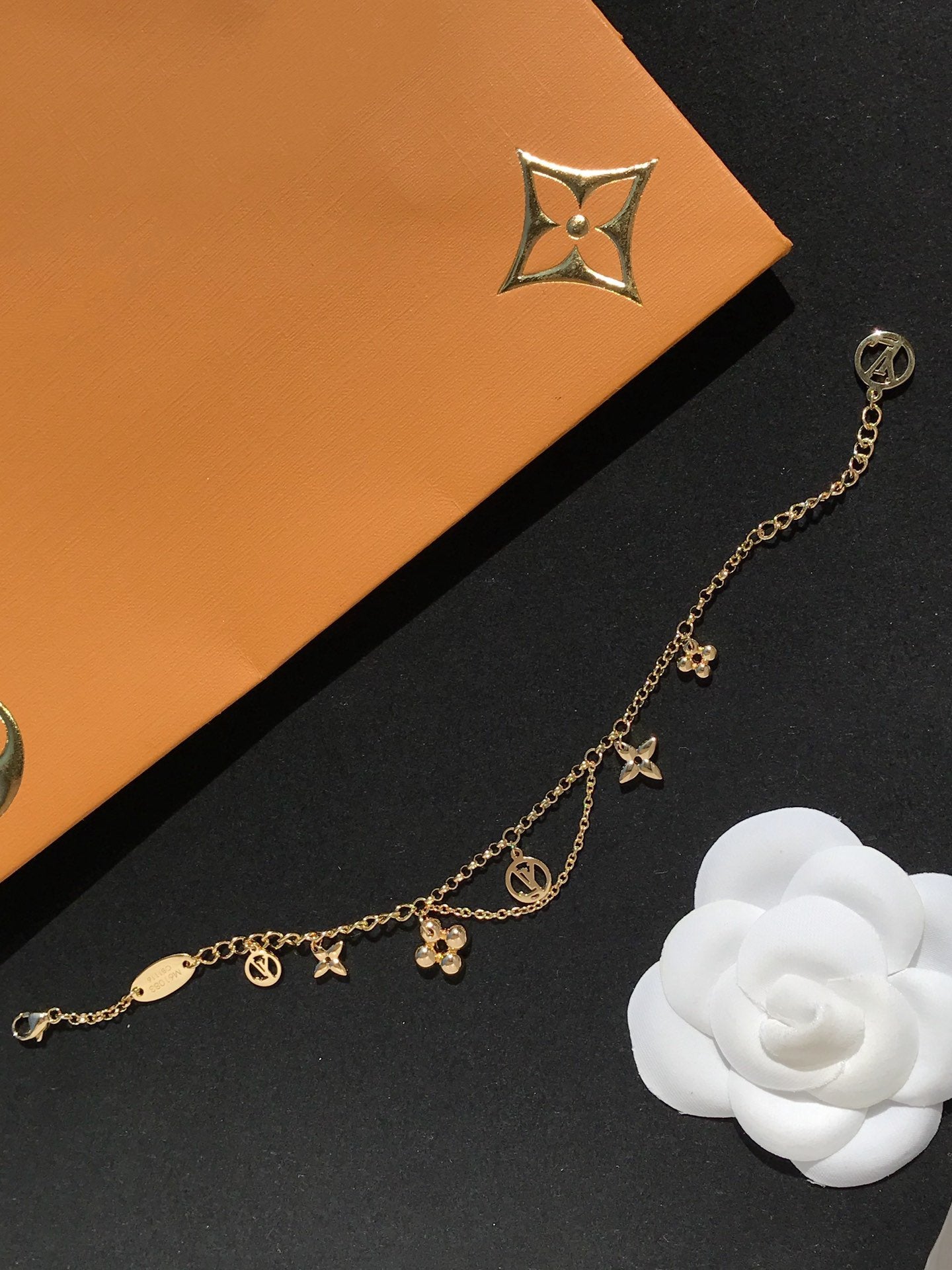 [Star Jewelry]BLOOMING PINK GOLD MOP BRACELET