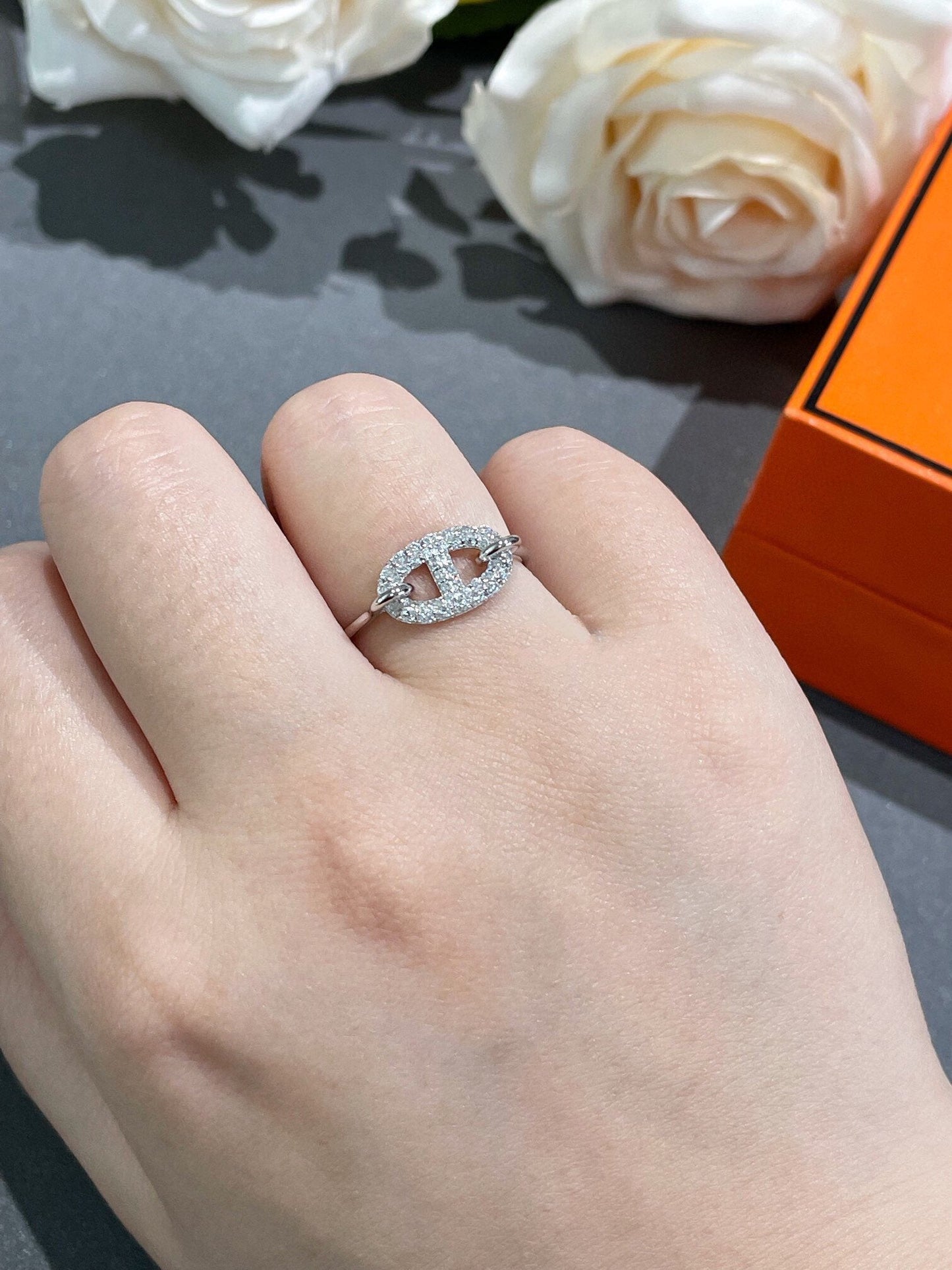 [Star Jewelry]RONDE SMALL DIAMOND RING