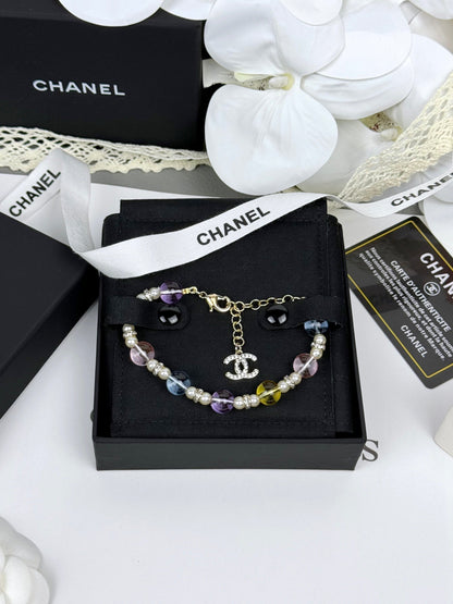 [Star Jewelry]Colorful Transparent Resin Bracelet