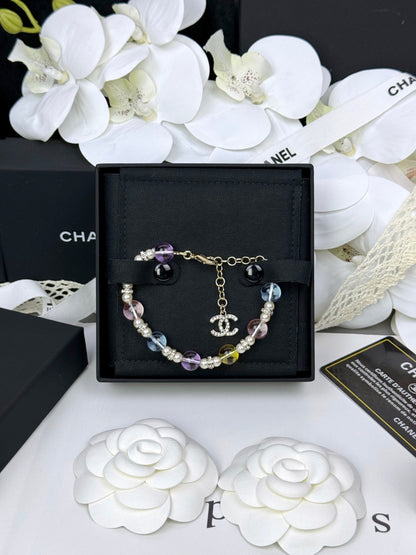 [Star Jewelry]Colorful Transparent Resin Bracelet