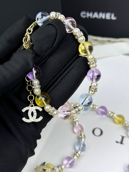 [Star Jewelry]Colorful Transparent Resin Bracelet