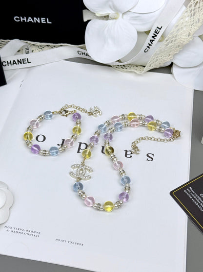 [Star Jewelry]Colorful Transparent Resin Bracelet