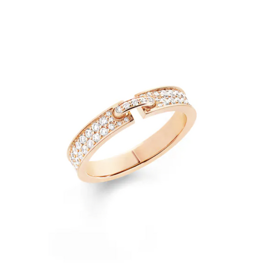 [Star Jewelry]ALLIANCE LIENS VIDENCE PAVED DIAMOND 4MM RING