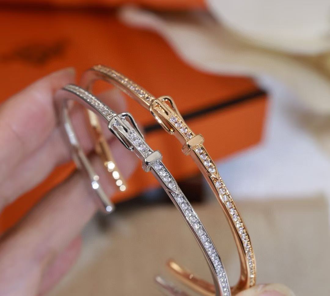 [Star Jewelry]DIAMOND-ENCRUSTED BRACELET THREE COLORS