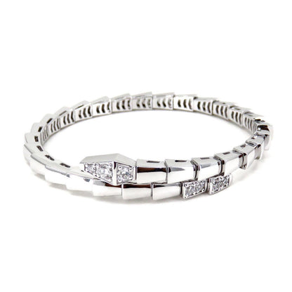 [Star Jewelry]SERPENTI BRACELET DIAMONDS SILVER