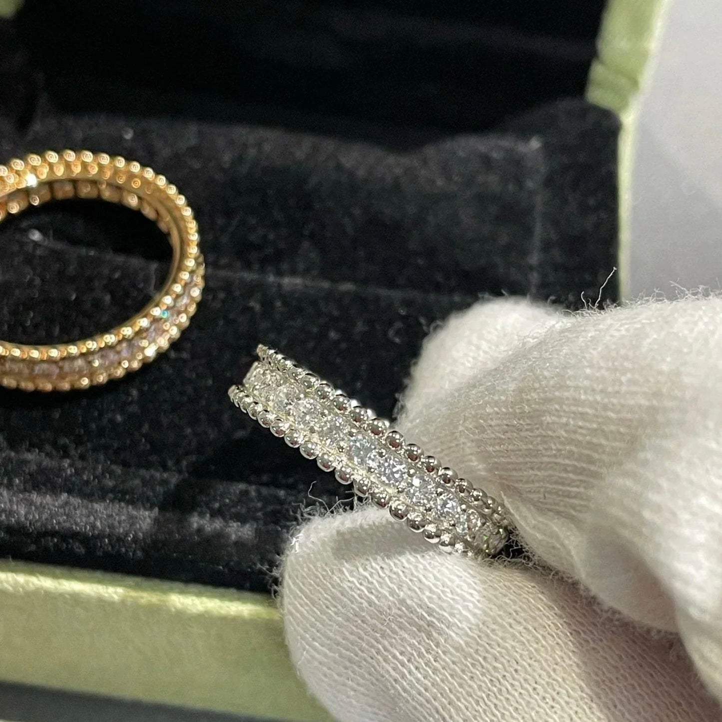 [Star Jewelry]PERLEE DIAMOND ROSE GOLD RING