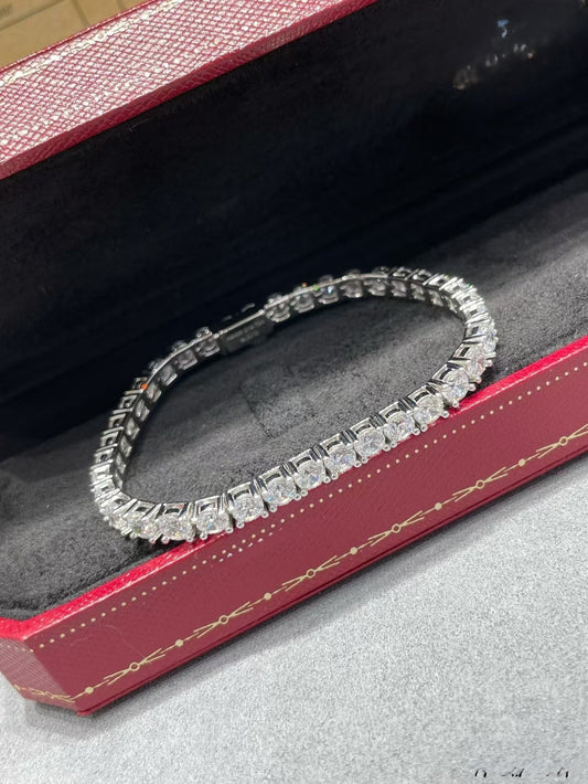 [Star Jewelry jewelrys]TENNIS BRACELET WITH FULL DIAMOND SETTING