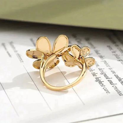 [Star Jewelry]CLOVER COMOS GOLD DIAMOND RING