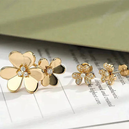 [Star Jewelry]CLOVER COMOS GOLD DIAMOND RING