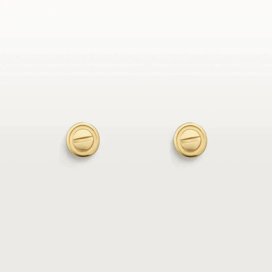 [Star Jewelry]LOVE EARRINGS GOLD 10MM