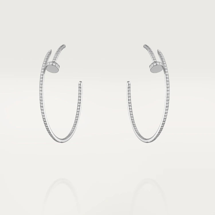 [Star Jewelry]JUSTE EARRINGS FULL DIAMONDS 1.8MM